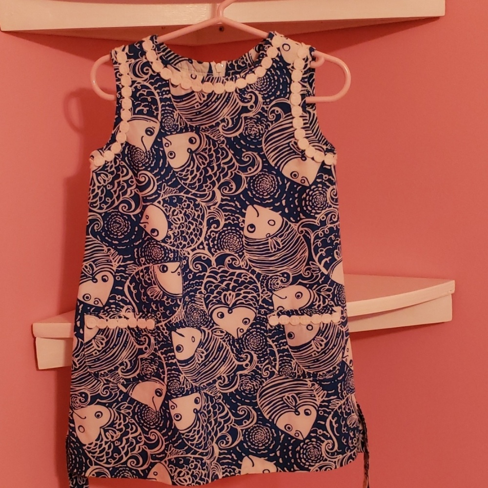 3T fish Lilly Pulitzer dress